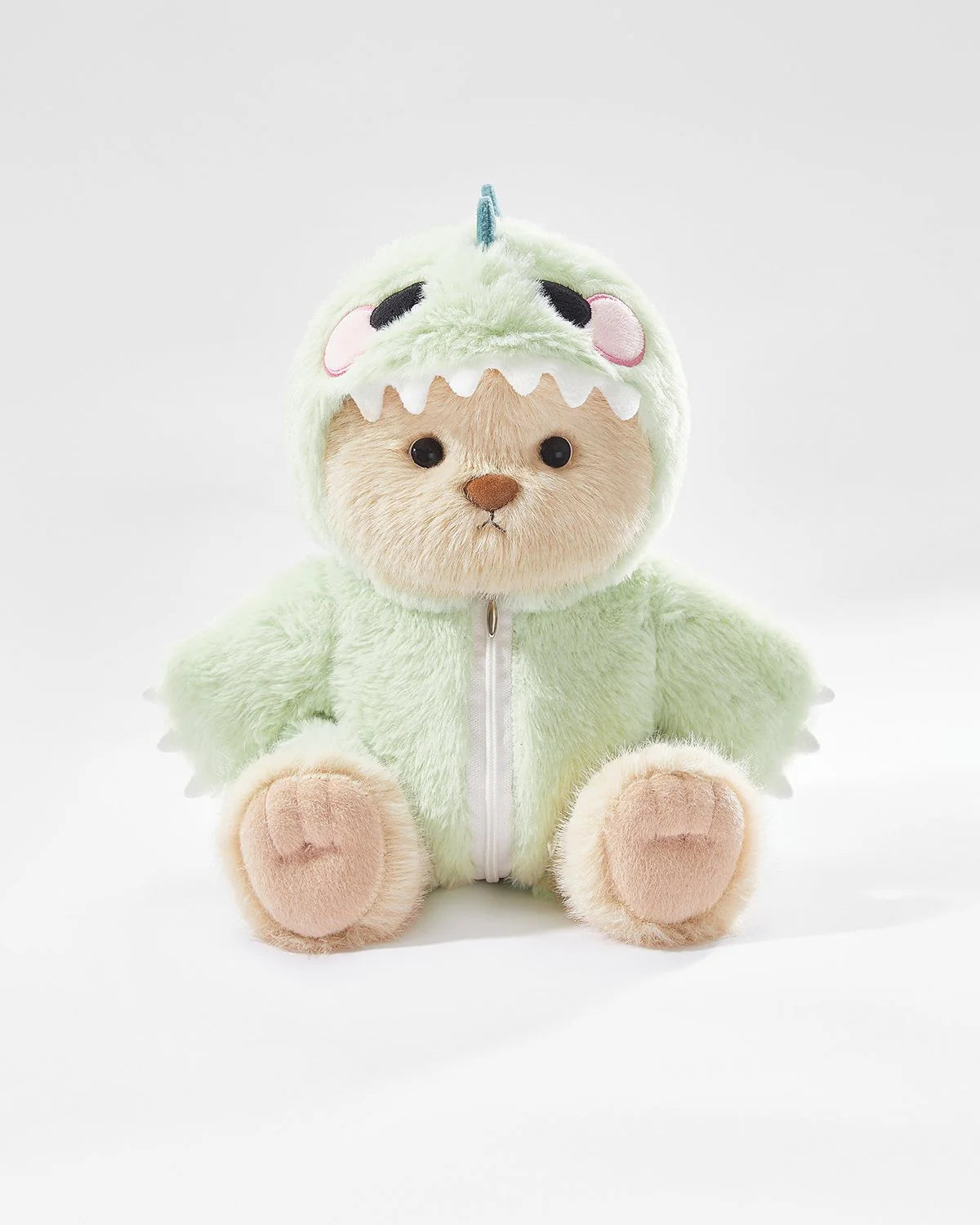 Teddy Bear Outfit – Green Dinosaur Jumpsuit
