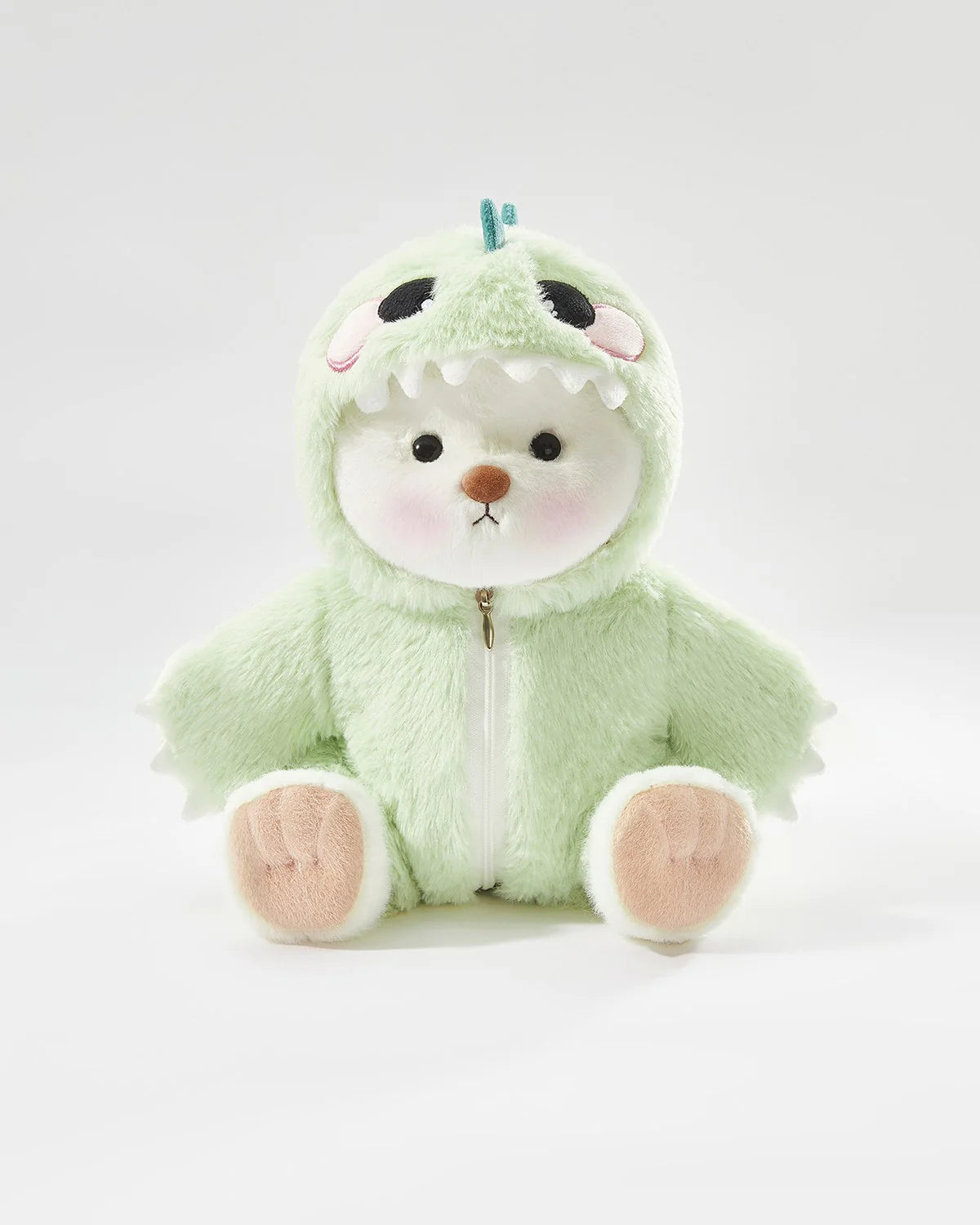 Teddy Bear Outfit – Green Dinosaur Jumpsuit