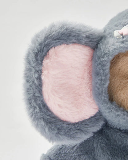 Teddy Bear Outfit – Navy Elephant Jumpsuit