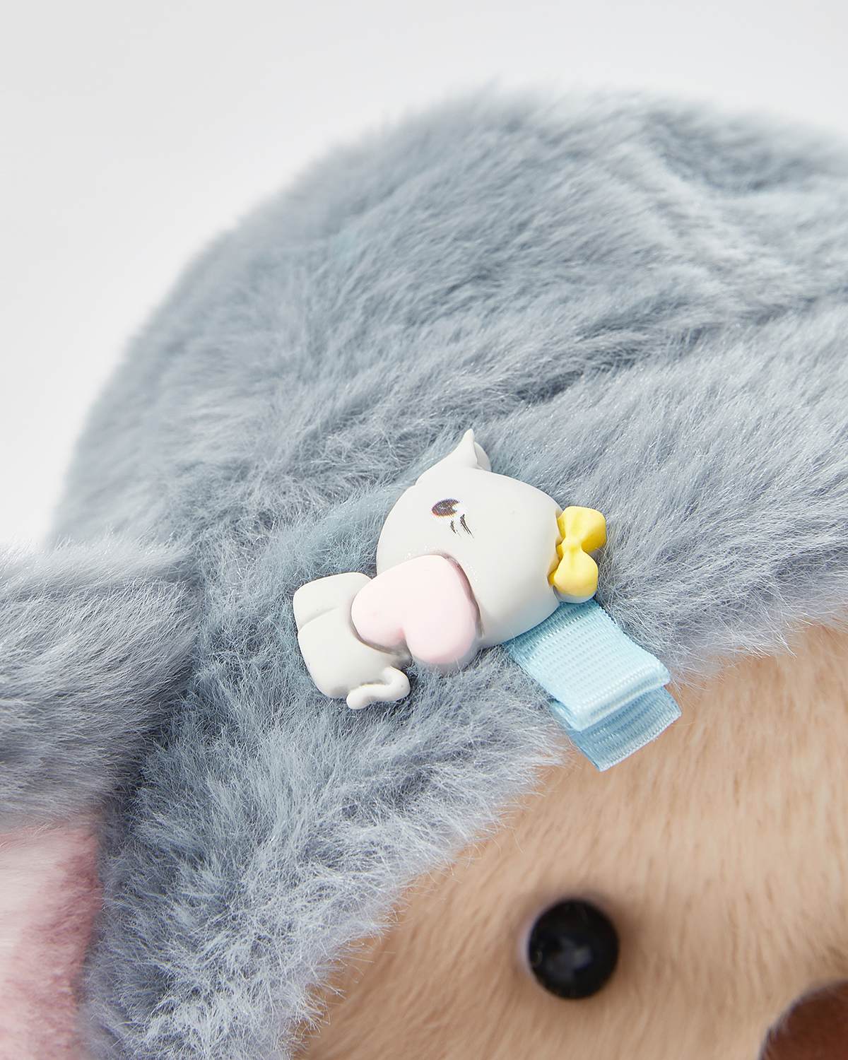 Teddy Bear Outfit – Navy Elephant Jumpsuit