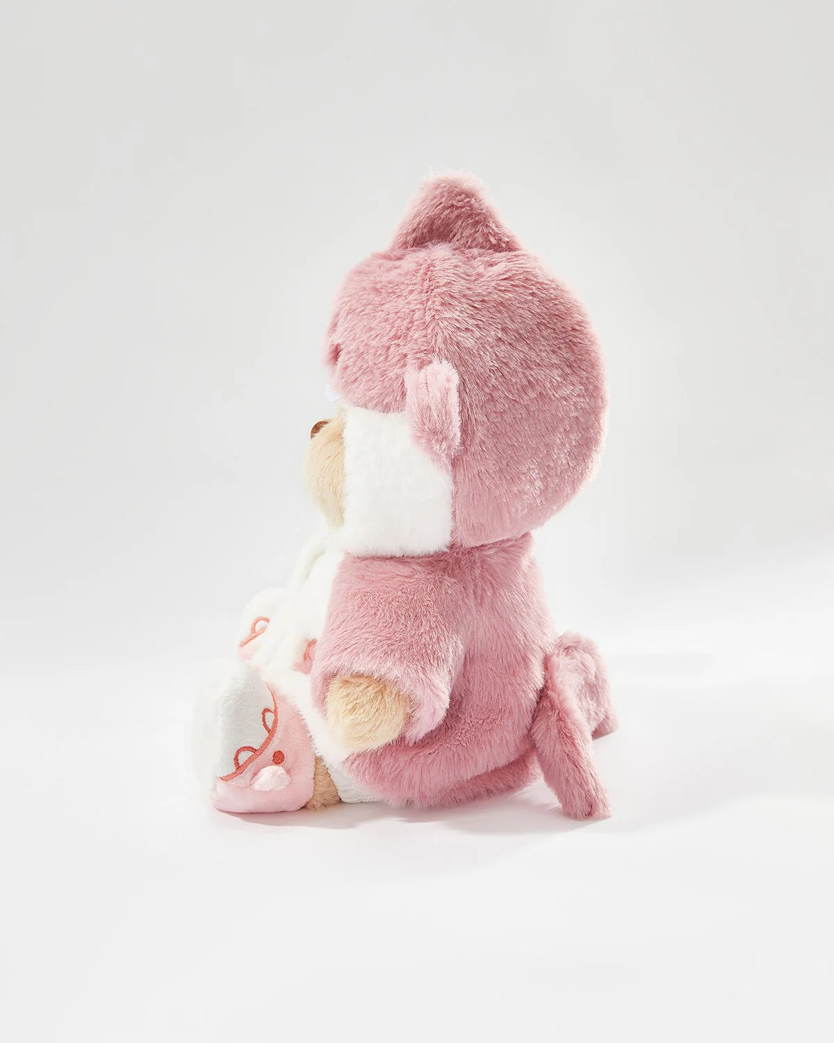 Teddy Bear Outfit – Pink Shark Jumpsuit