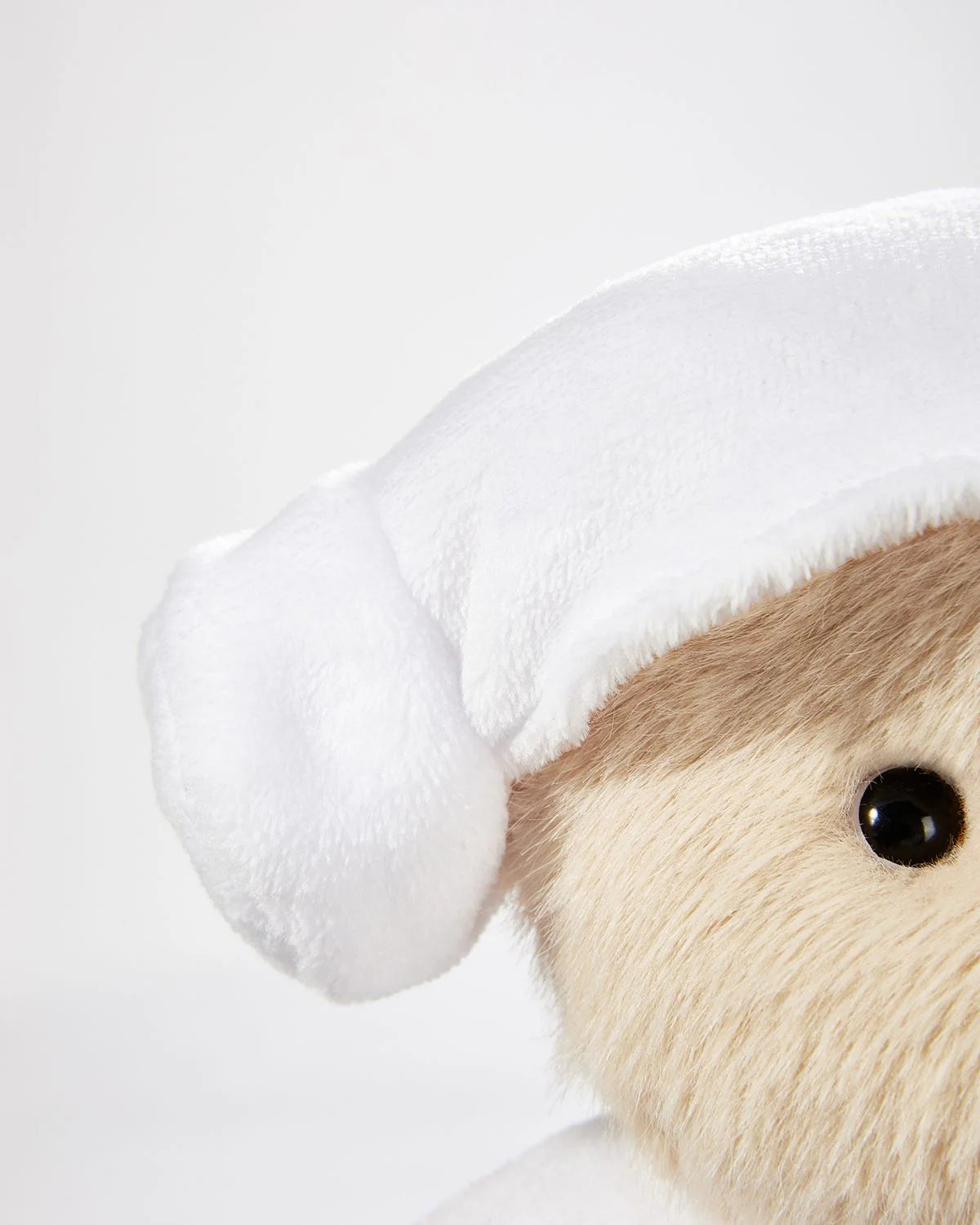 Teddy Bear Outfit – White Robe Set