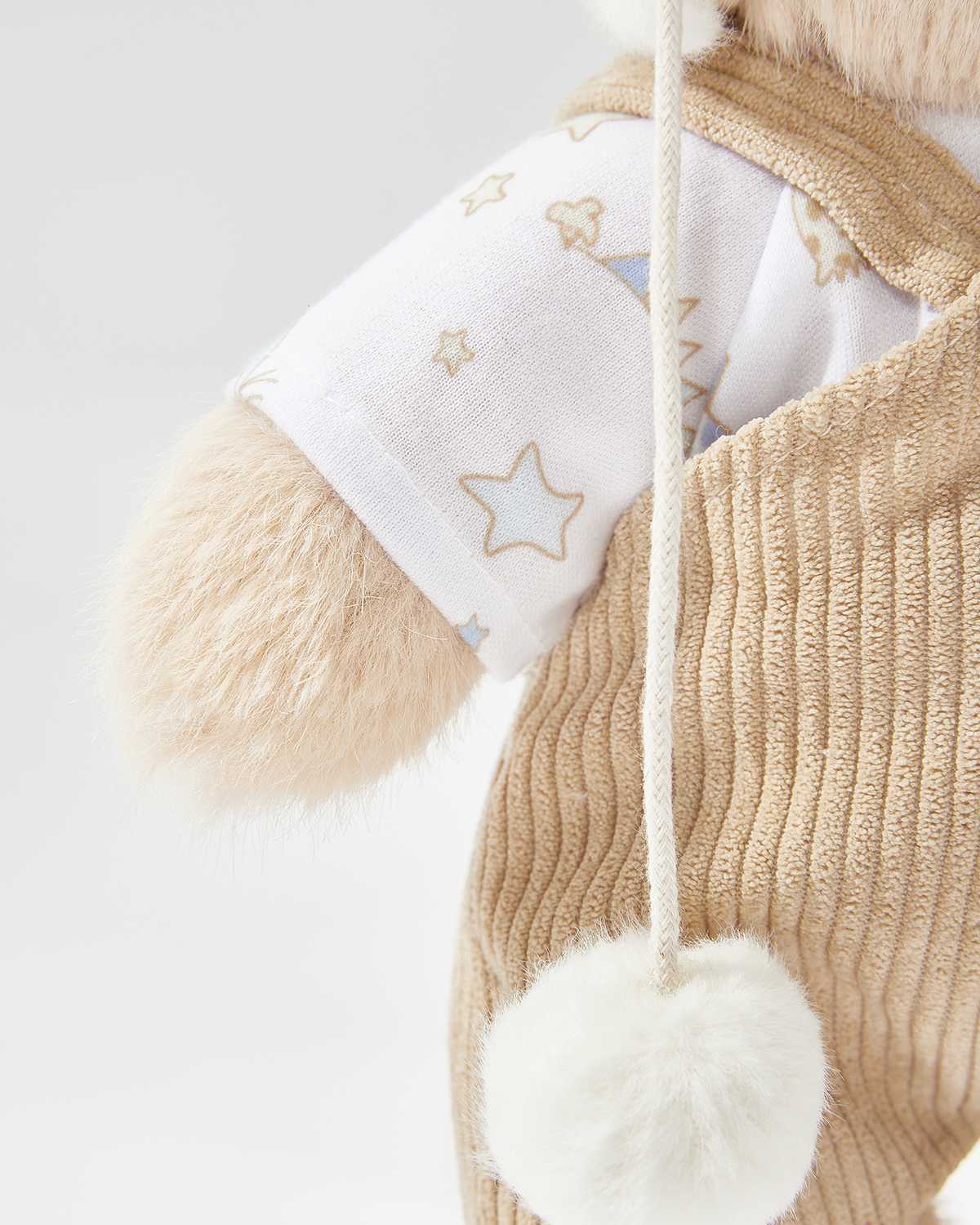 Teddy Bear – White Mink Overalls