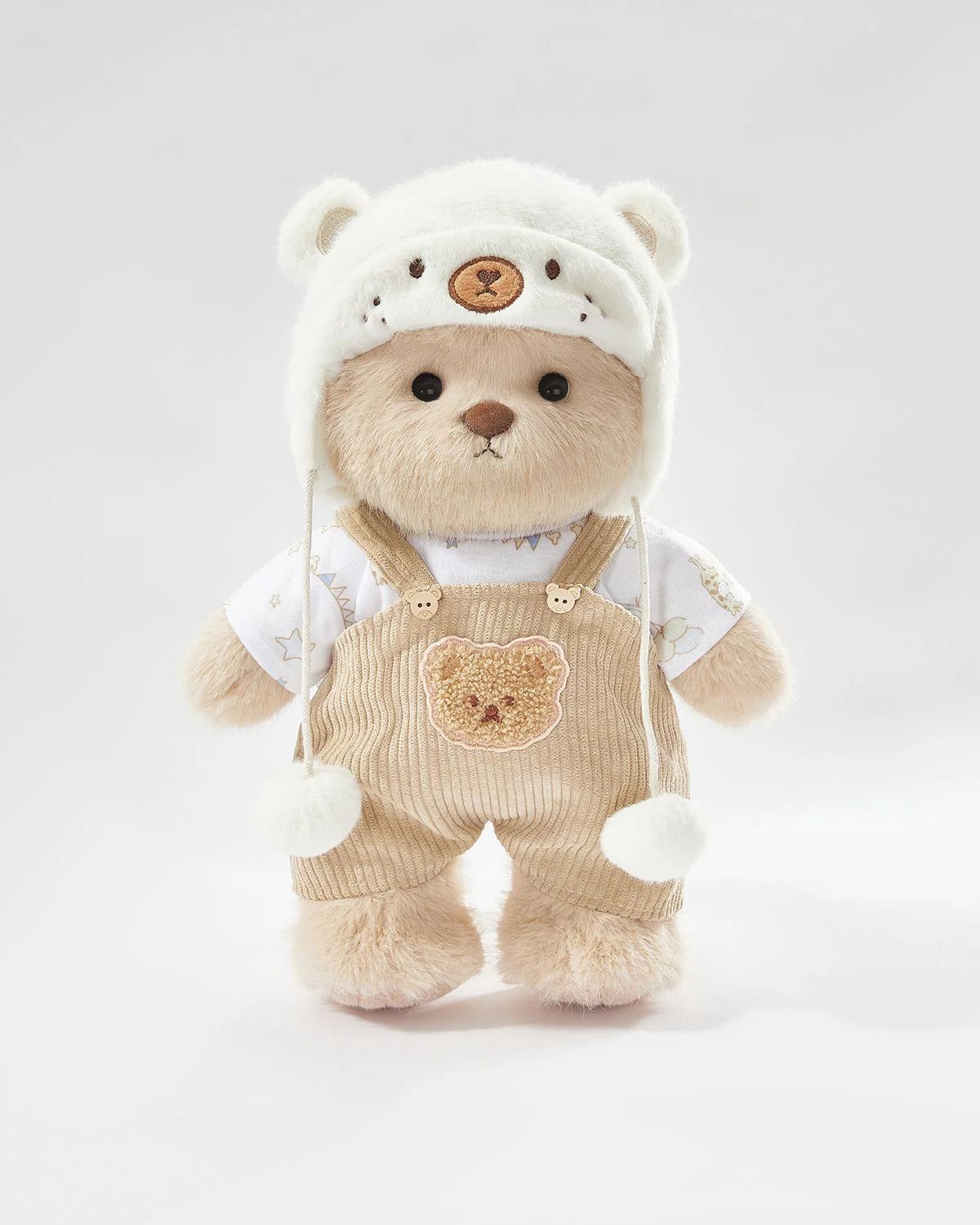 Teddy Bear – White Mink Overalls