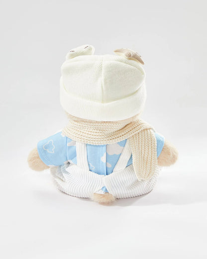Teddy Bear – Casual White Overalls