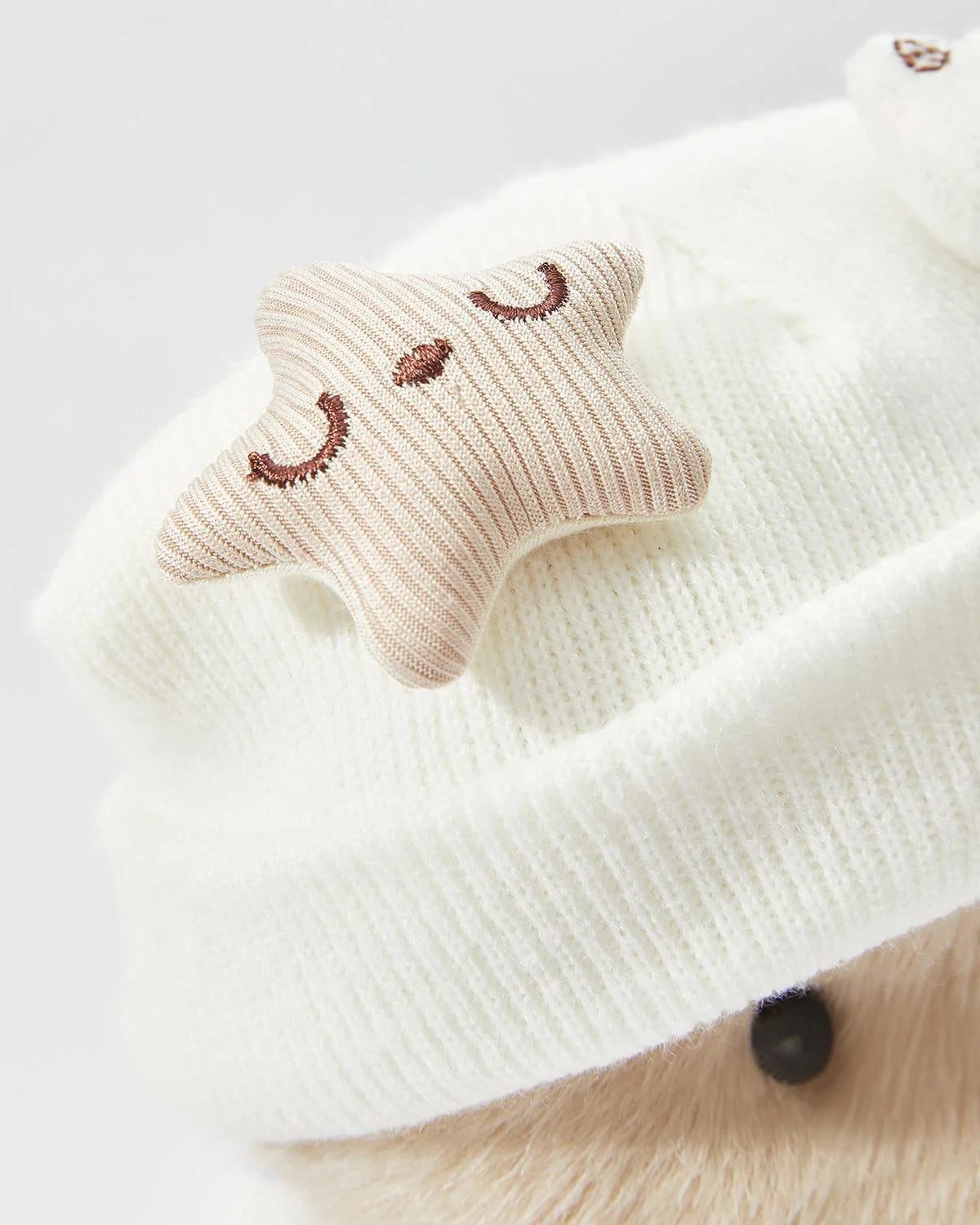 Teddy Bear – Casual White Overalls