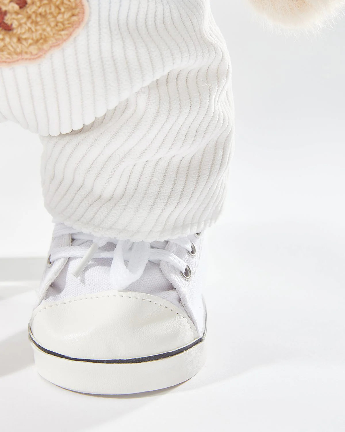 Teddy Bear – Casual White Overalls