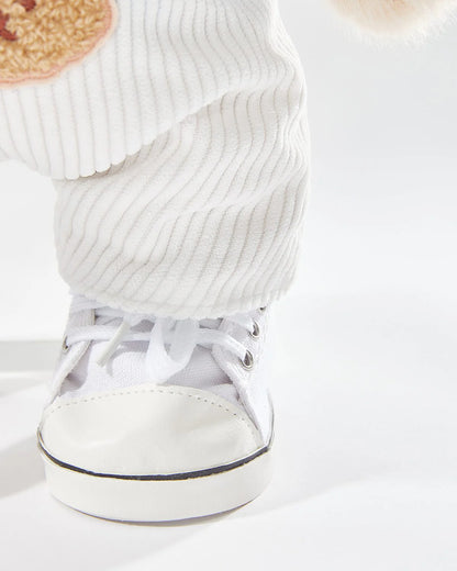 Teddy Bear – Casual White Overalls