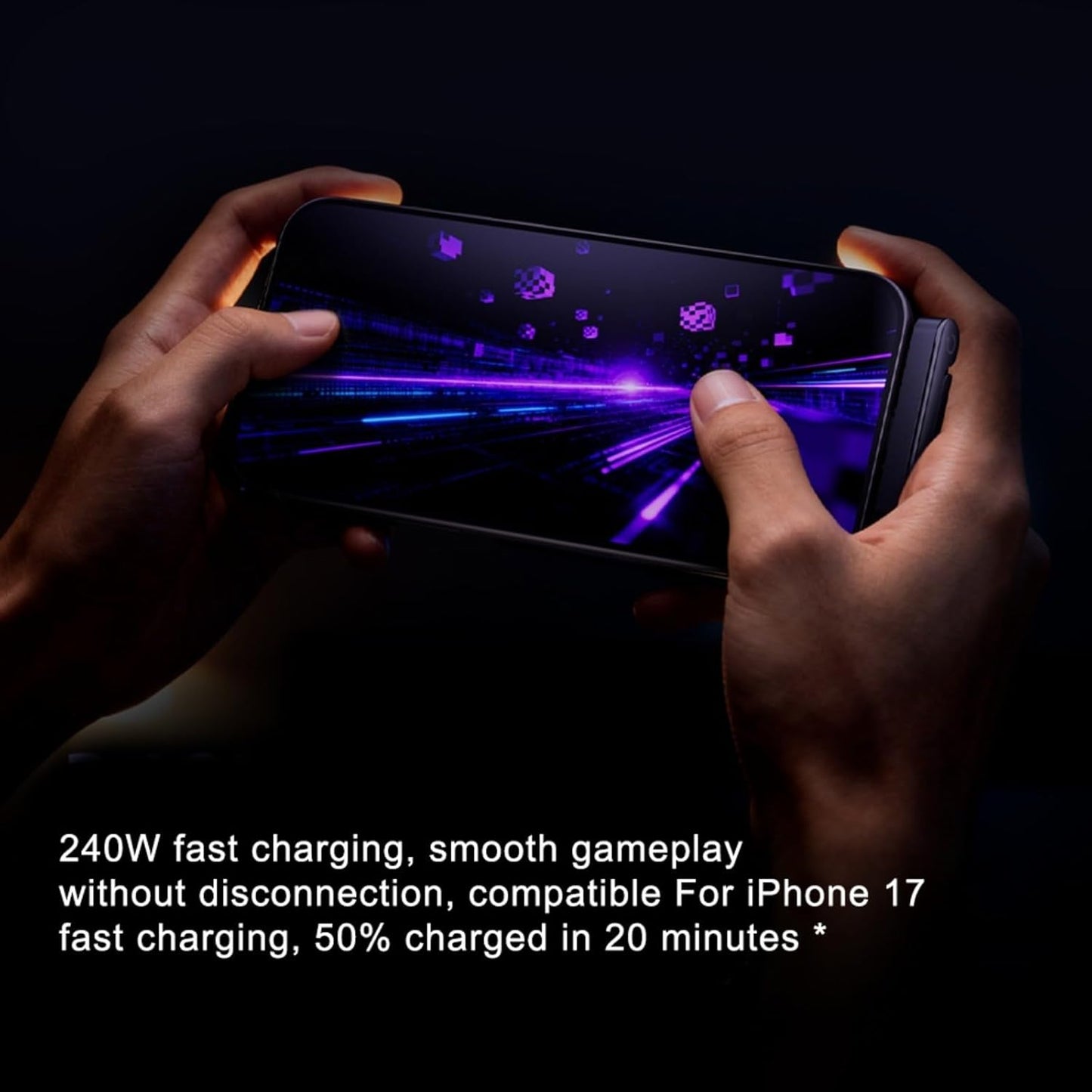 PowerStand 240W – 2-in-1 Fast Charging Cable with Foldable Stand