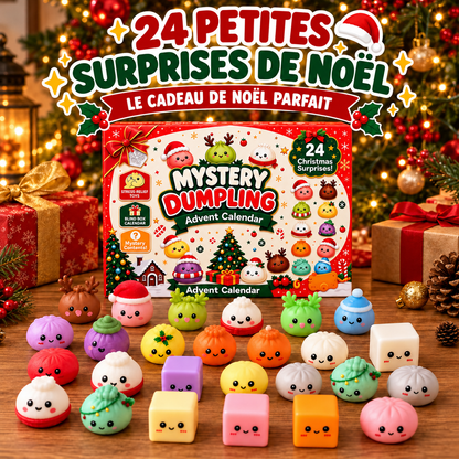 Calendrier de l’Avent Mystery Dumpling – 24 Squishies Surprise