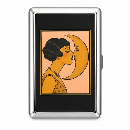 Moonlit Kiss — Tin Cardholder Wallet
