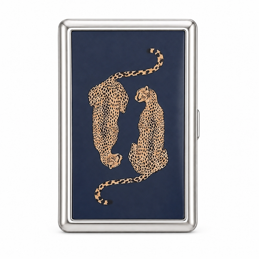 Leopard Lovers— Collectible Tin Cardholder