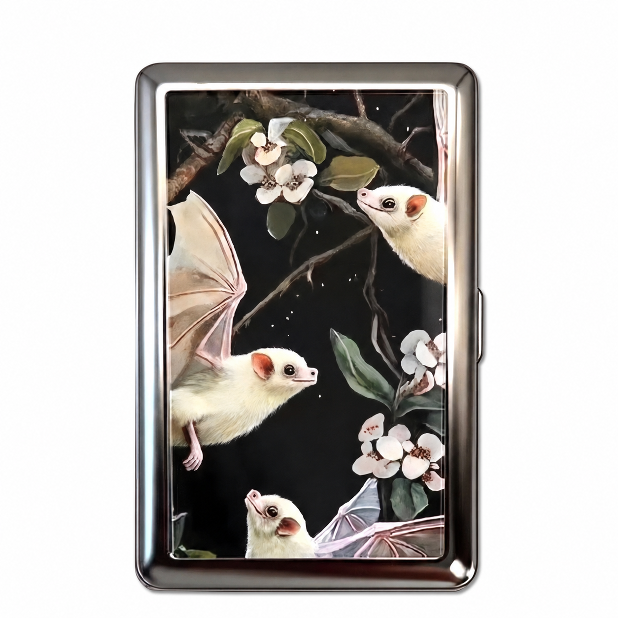 Blossom Bats — Tin Cardholder Wallet