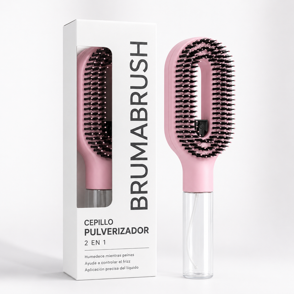 BrumaBrush™ – Cepillo Pulverizador 2 en 1