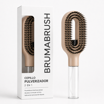 BrumaBrush™ – Cepillo Pulverizador 2 en 1