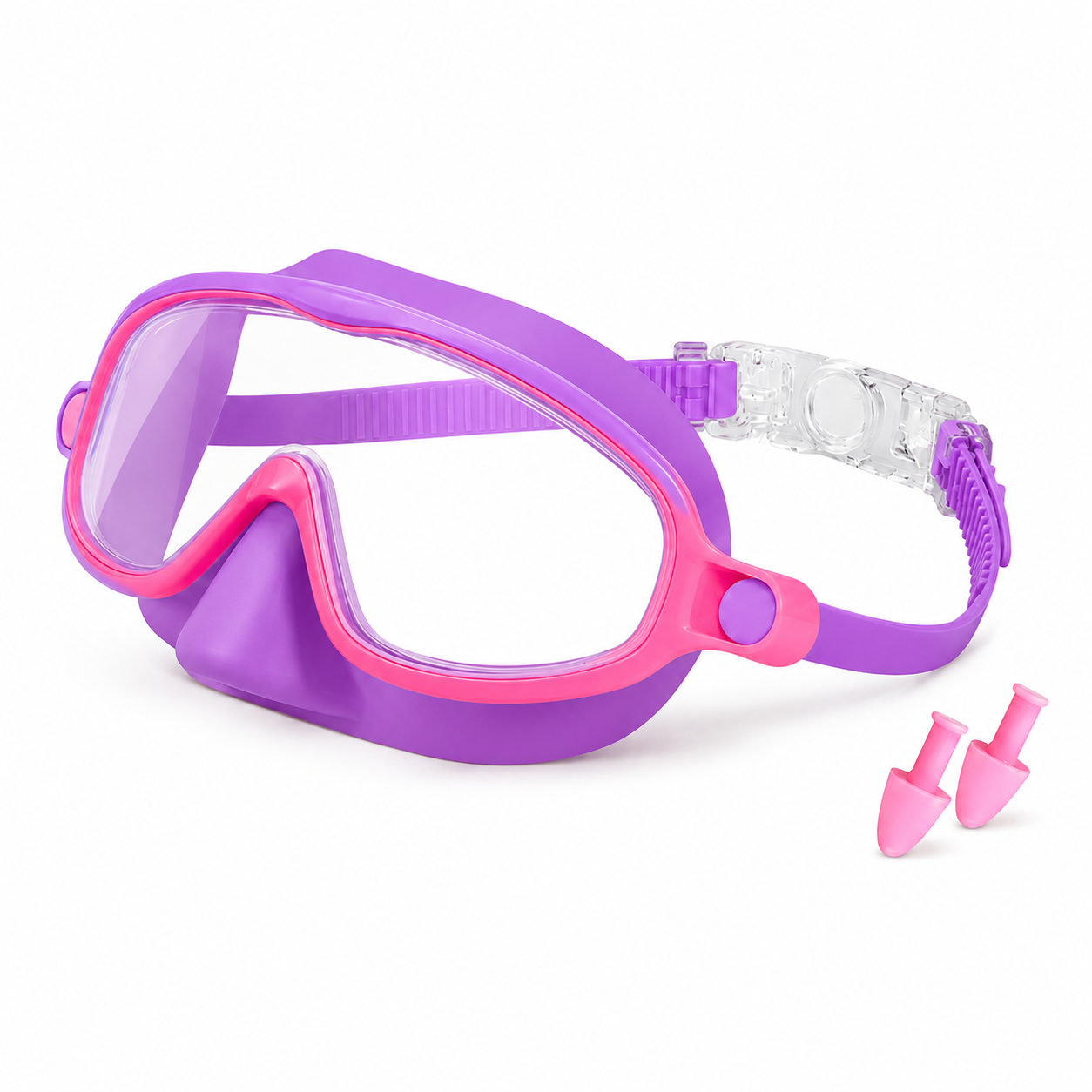 Gafas de Natación Infantiles con Cobertura de Nariz