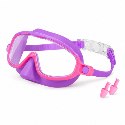 Gafas de Natación Infantiles con Cobertura de Nariz