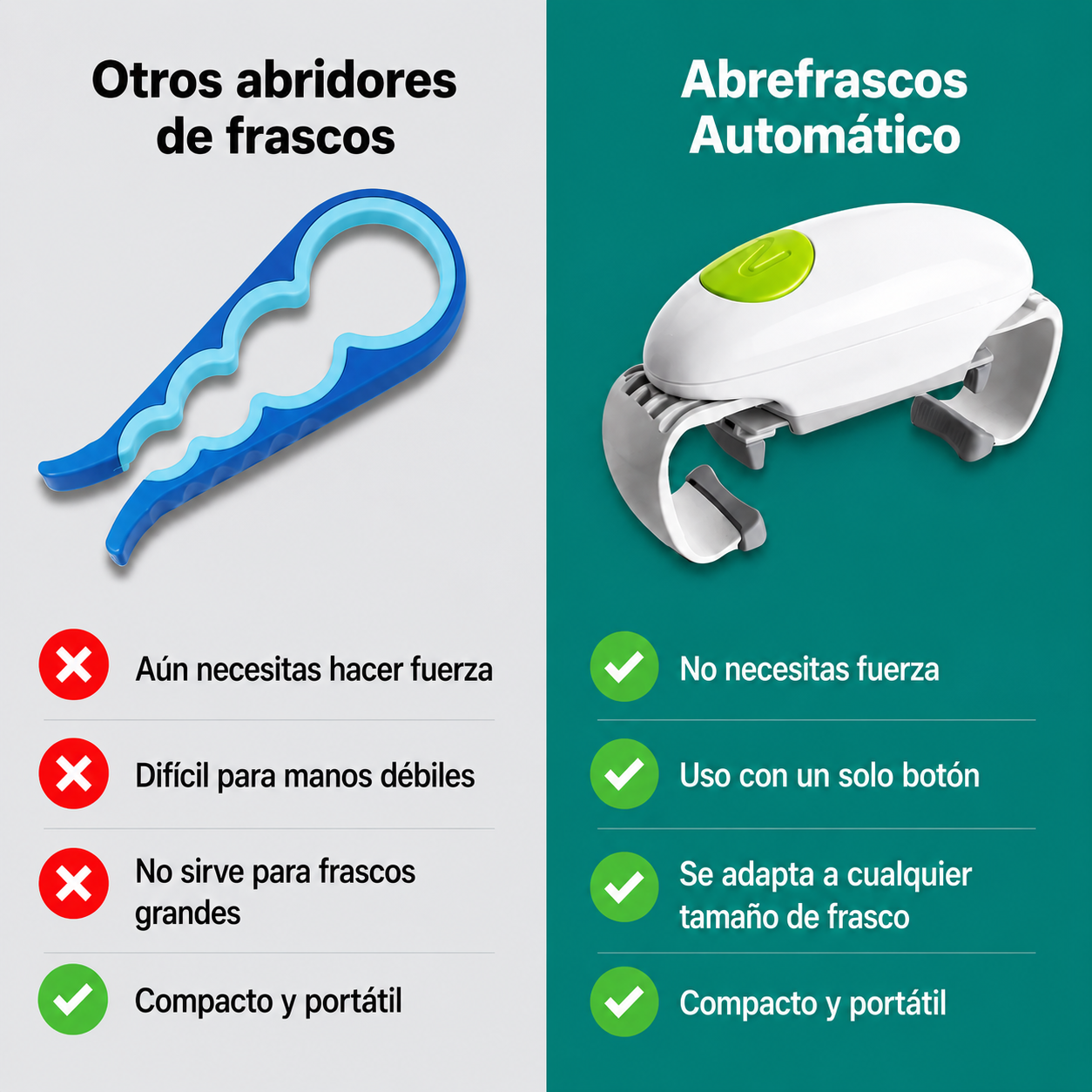 Abrefrascos Automático
