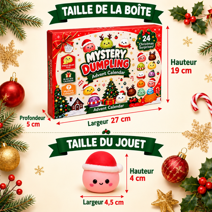 Calendrier de l’Avent Mystery Dumpling – 24 Squishies Surprise