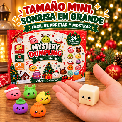 Calendario de Adviento Mystery Dumpling – 24 Squishies Sorpresa