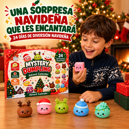 Calendario de Adviento Mystery Dumpling – 24 Squishies Sorpresa