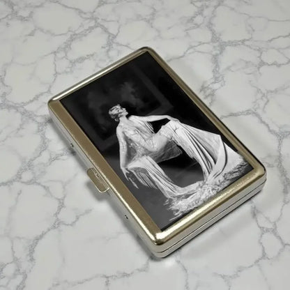 Vintage-Style Vintage Card Case Versatile Design Metal Material Metal Case Easy Snap Multi-function Card Holder