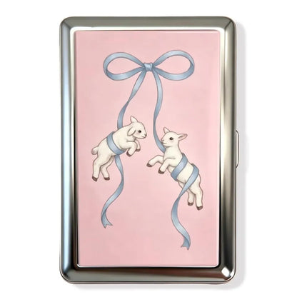 Vintage-Style Vintage Card Case Versatile Design Metal Material Metal Case Easy Snap Multi-function Card Holder