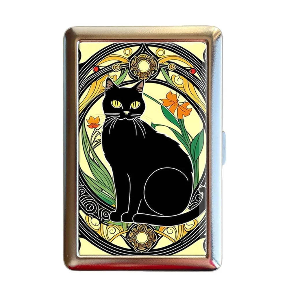Vintage-Style Vintage Card Case Versatile Design Metal Material Cash Case Multi-function Easy Snap Metal Case