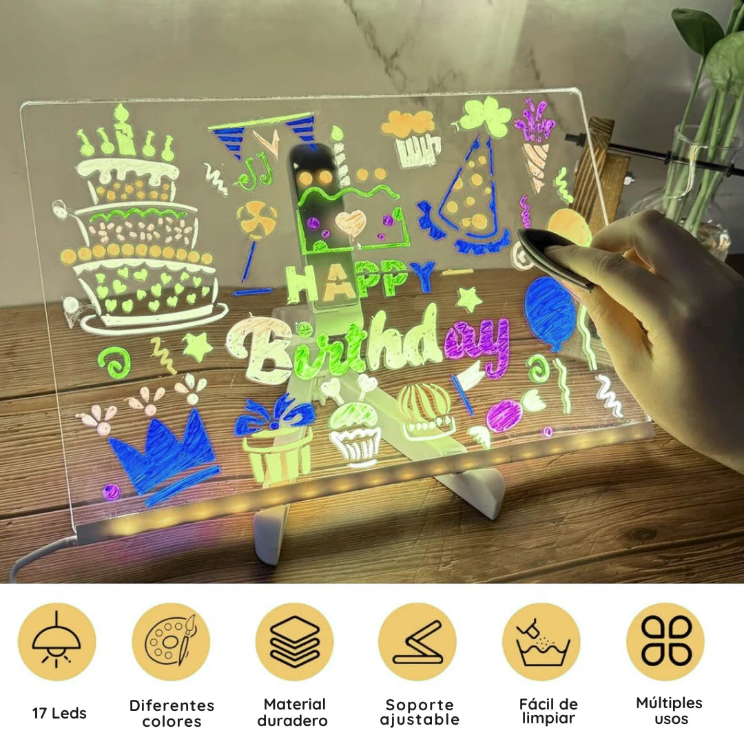 LumiBoard™ - Pizarra Luminosa Para Colorear
