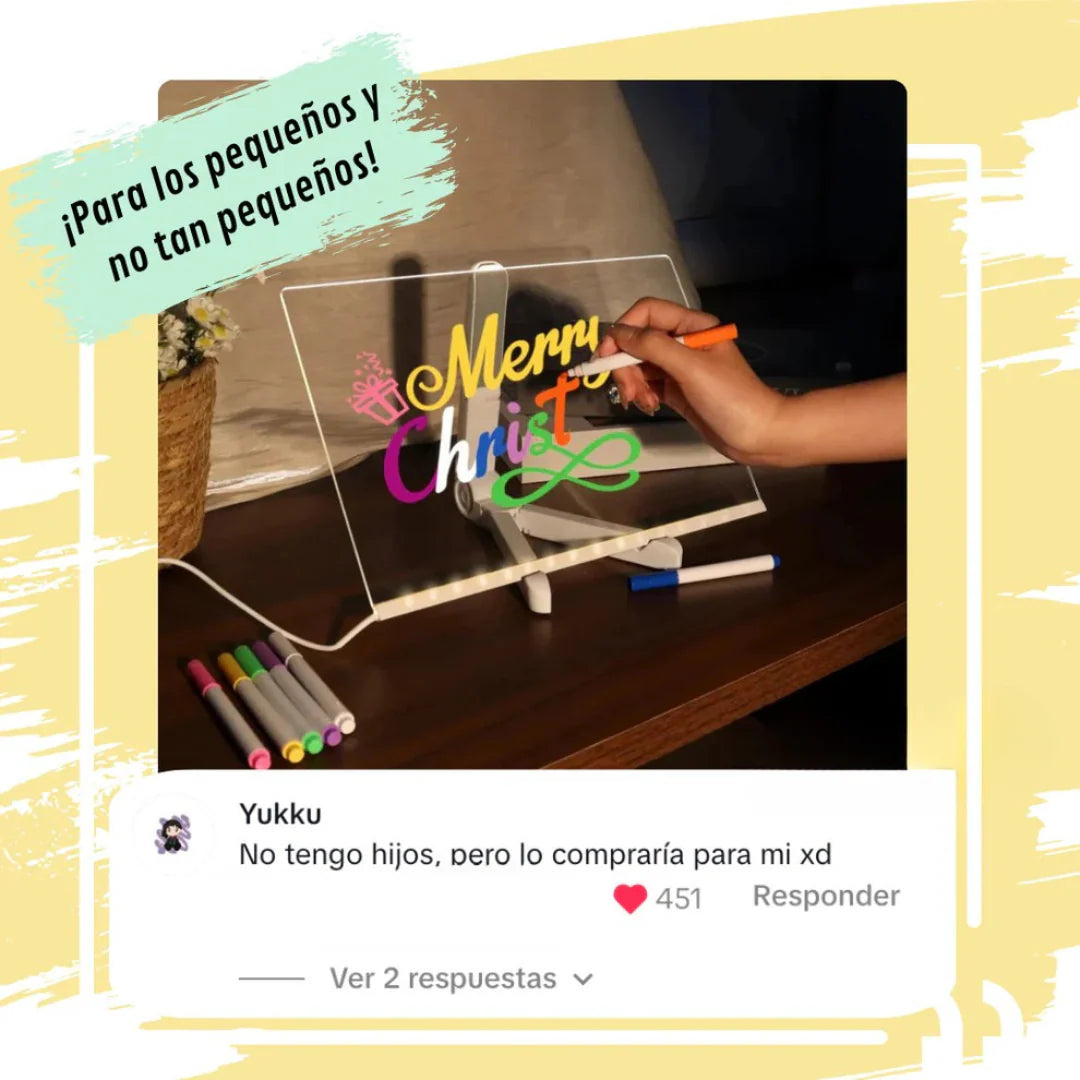 LumiBoard™ - Pizarra Luminosa Para Colorear